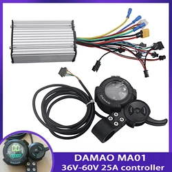 DAMAO MA01 36V-72V Color LCD Accelerator 36V-60V 25A Smart Brushless Controller For Electric Scooter Bike Modification Parts