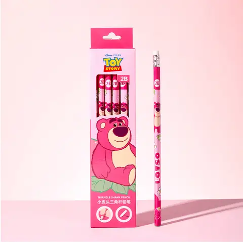 12 st tecknade pennor Stitch Lilo & Stitch Spiderman Frost tecknade HB-pennor Roller Stationery Box Set Skrivning och teckning 8 best sales stygnpennor - №5