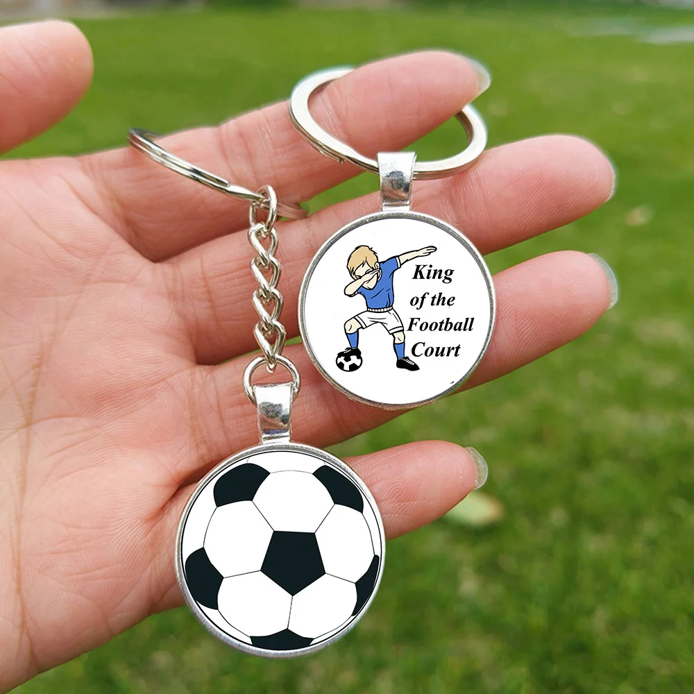 2024 Soccer Volleyball Keychain Basketball Rugby Baseball Ping Pang Golf Beach Ball Sport For Players Men Women Key Chain Gift