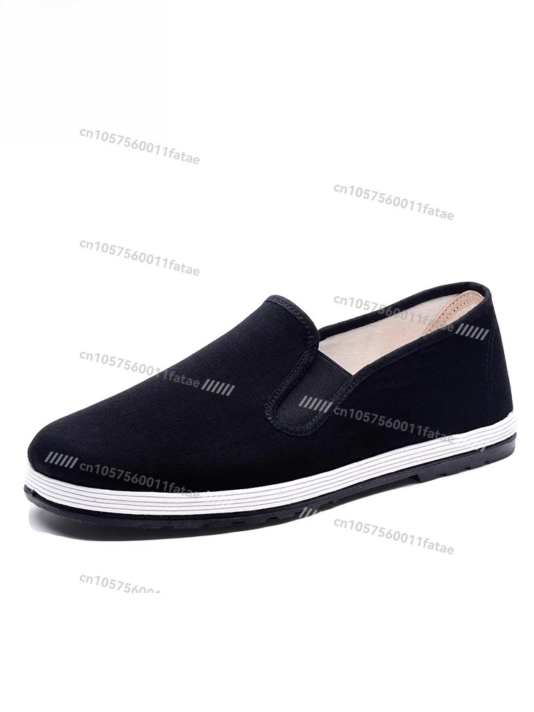 

Cloth Shoes Men's Winter Non-slip Handmade Lasagna, One-pedal Velvet Thermal Cotton Shoes