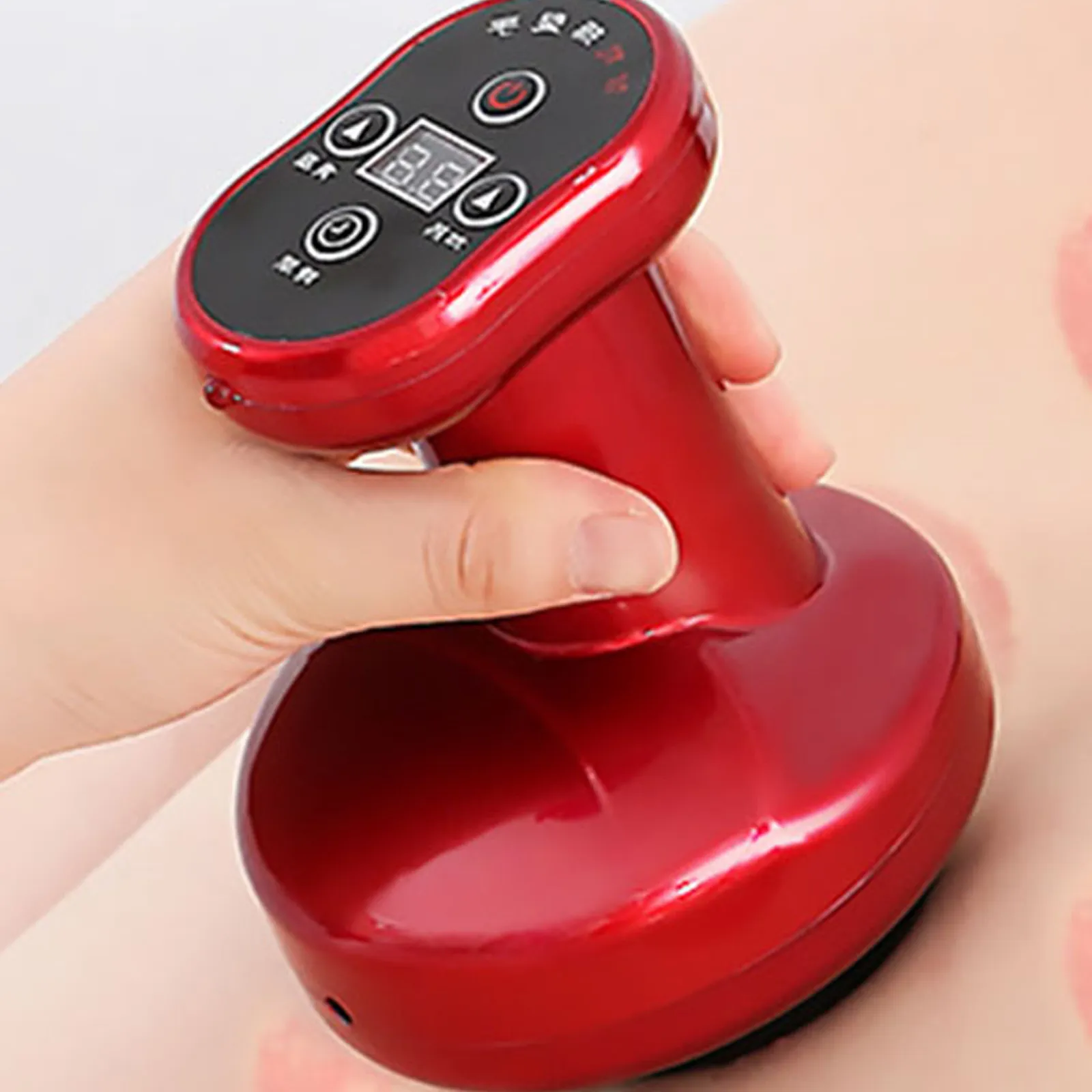 

1Set Rechargeable Electronic Cupping Instrument with Cold Moisture Removal Negative Gravitational Pressure Warm Massage for Body