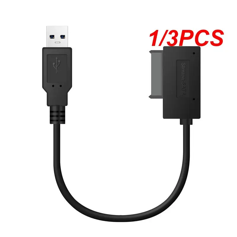 

1/3 шт. 35 см USB адаптер для ПК 6P + 7P DVD Rom SATA к USB 2,0 конвертер slim Sata 13 Pin кабель привода для ПК ноутбука