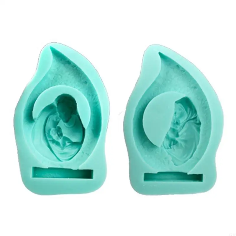 

DIY Crafts Polymer Clay Epoxy Casting Mold Handicrafts Catholic Holy Virgin Mold Soap Plaster VU Epoxy Mold