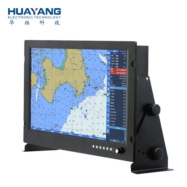 HM-2617 17'' /HM-2619 19"/HM-2624 24inch Marine Color LCD Monitor For Marine Ecectronics Accessories/marine Radar/Echo Eounder