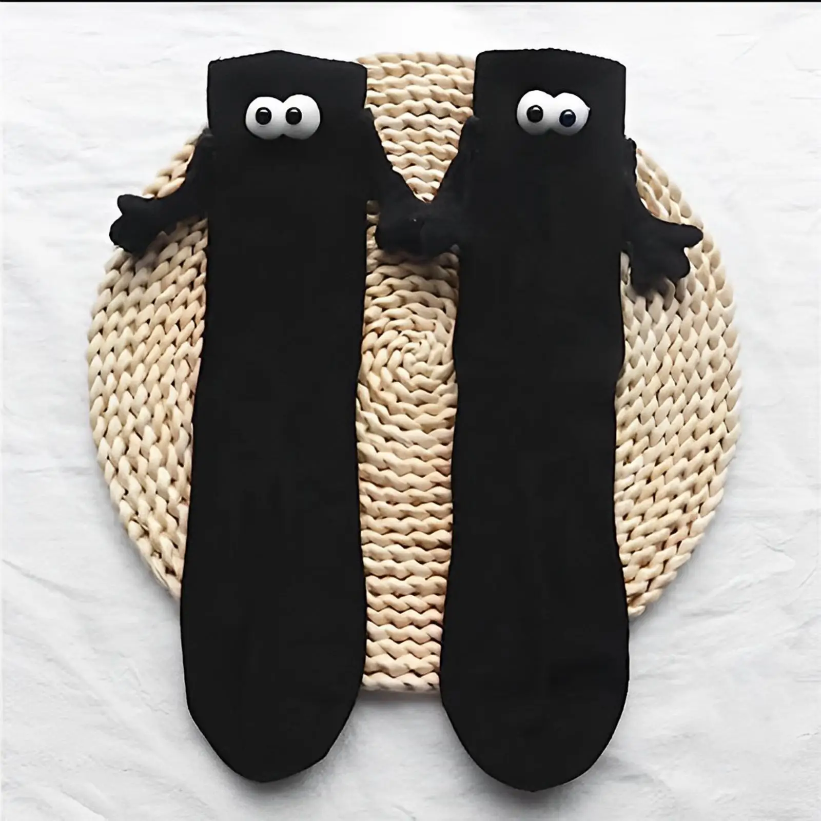 

Thicker 5 Pairs Men Crew Socks Comfortable Breathable Winter Pattern Decorative