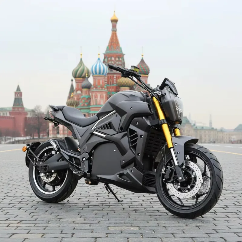 Wuxi Factory Manufacturer Directly Wholesale DMG Electric Racing Motorcycle 10000W Vintage 72V Lithium Battery Russia Hot Sale