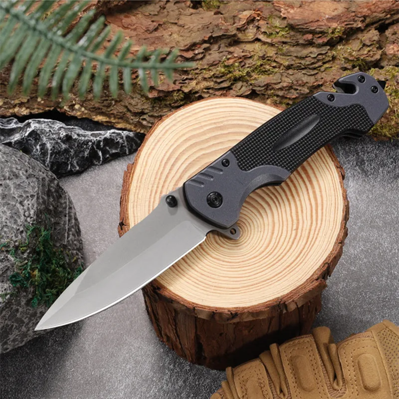 Multi-Use Slip Joint Pocket Tool, Portable Stainless Steel for Camping Prep, Opening Packages & Daily Cutting Tasks