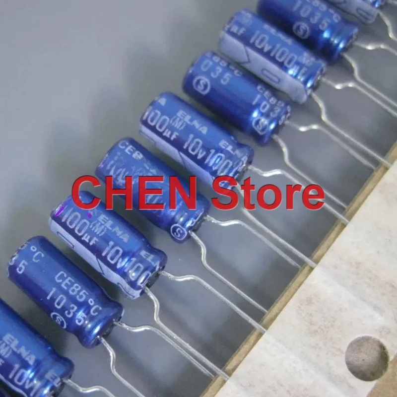 50PCS/lot original ELNA RE3 10V100UF 5X11MM 85C 100UF 10V electrolytic capacitor free shipping