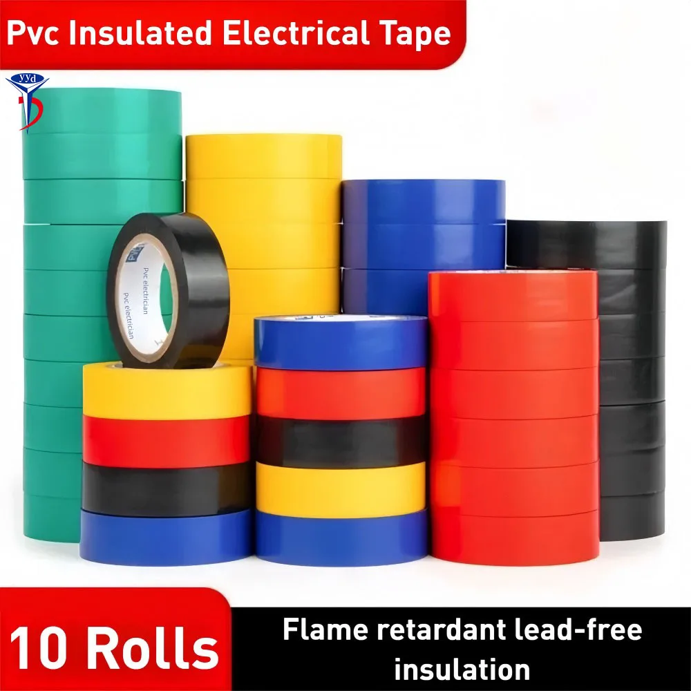 

Электроизоляционная лента, водонепроницаемая, термостойкая, ультратонкая, ПВХ, черная, с высокой клейкостью