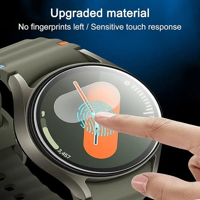 3 Pcs Tempered Glass for Samsung Galaxy Watch 7 Ultra 6 5 4 40 44mm Screen Protector Film for Watch 6 4 Classic 47 46 5 Pro 45mm image 2