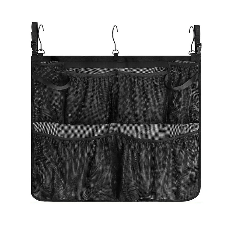 

New-Pool Pouch,Pool Toy Bag, Mesh Fabric Pool Toy Holder With Buckle Strap, Pool Float Storage For Swimming Pools Pool