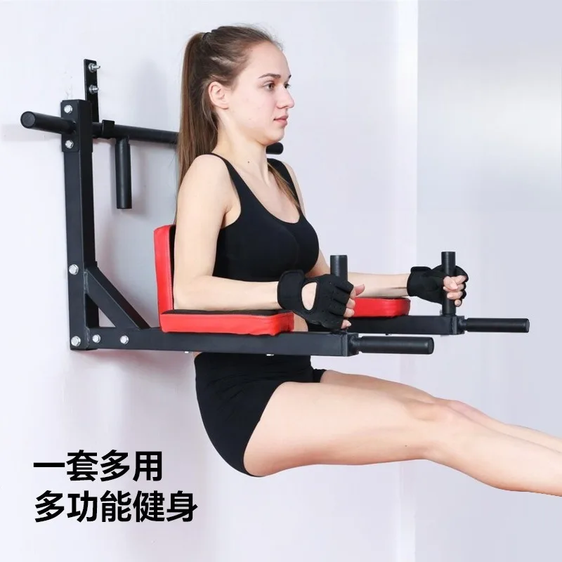 Pull Up Single Parallel Bar Fitness Home Indoor Wall Exercise Equipment Portable Fitness Equipment Horizontal Bars Body Building