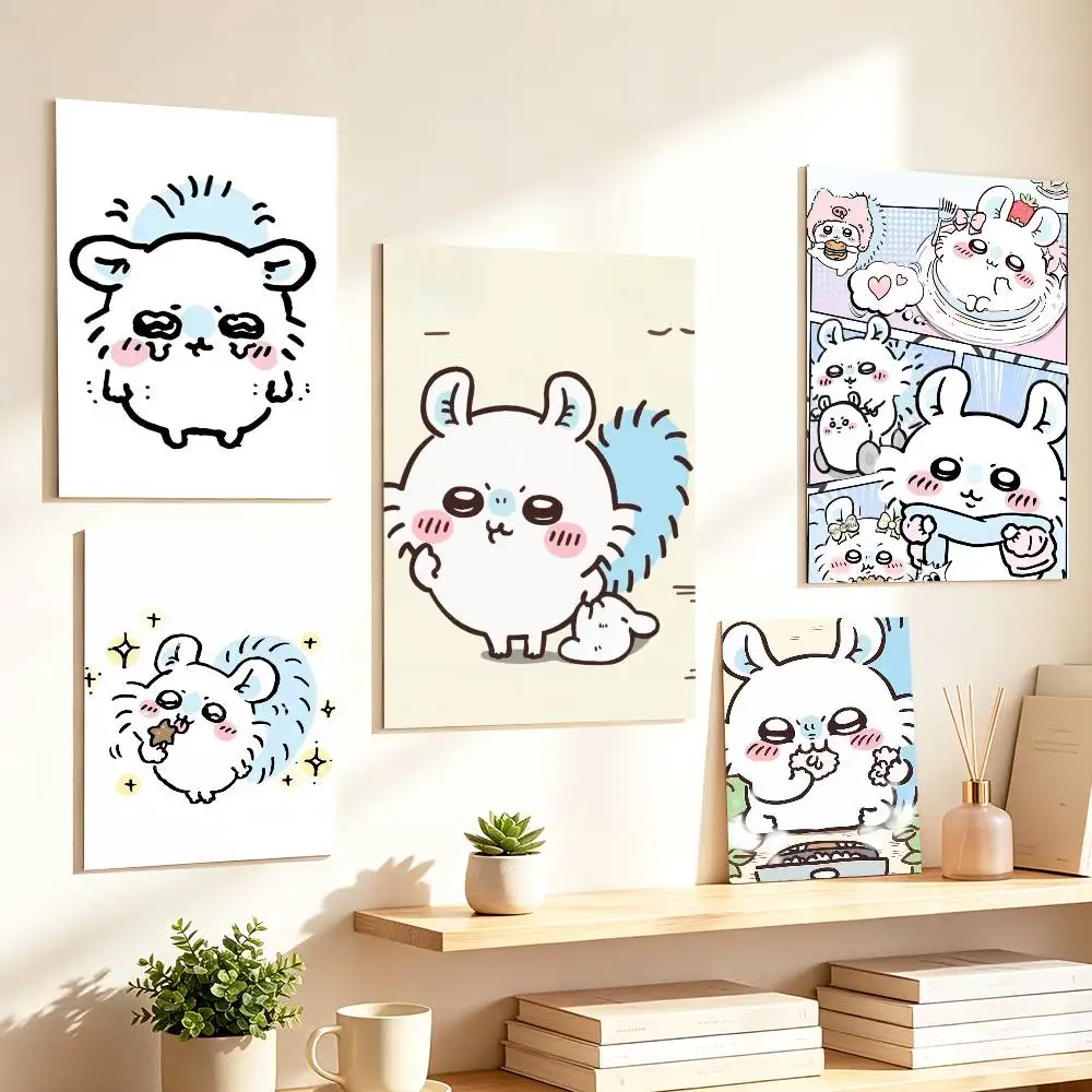 CUTE momongas   Poster HD Self Adhesive Waterproof Wall Art Ideal for Home Office Dorm Gift