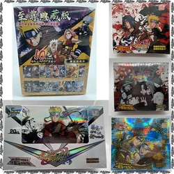 Anime NARUTO Rare box flash card Uzumaki Naruto Uchiha Itachi Sasuke Haruno Sakura Toys For Boys Collection Cards Birthday Gifts