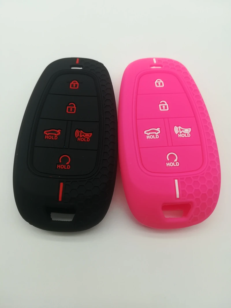 Чехол для ключа Hyundai 2022 2023 Hyundai Tucson Sonata Santa Cruz для Hyundai Sonata Santa Fe 2 шт. Чехол для ключа Hyundai 2022 2023 Hyundai Tucson Sonata Santa Cruz для Hyundai Sonata Santa Fe 2 шт.