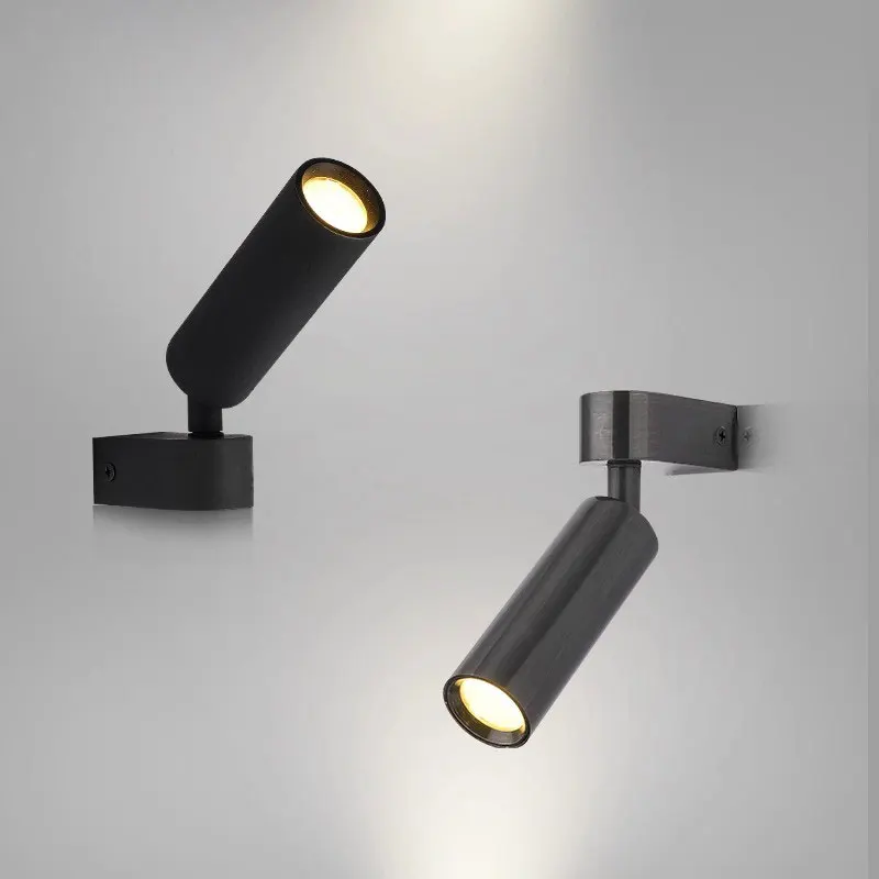 Modern Minimalist Surface Mounted Spotlight Adjustable Angles for Home Decor Kitchen Clothing Store Lighting