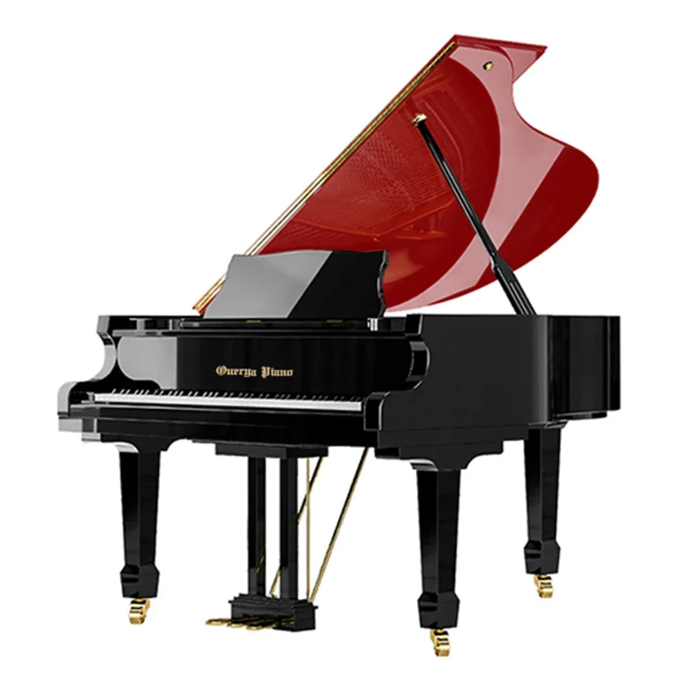 Grand Piano With Red Top The Hotel Plays The Piano Automatically Six Foot Grand Piano