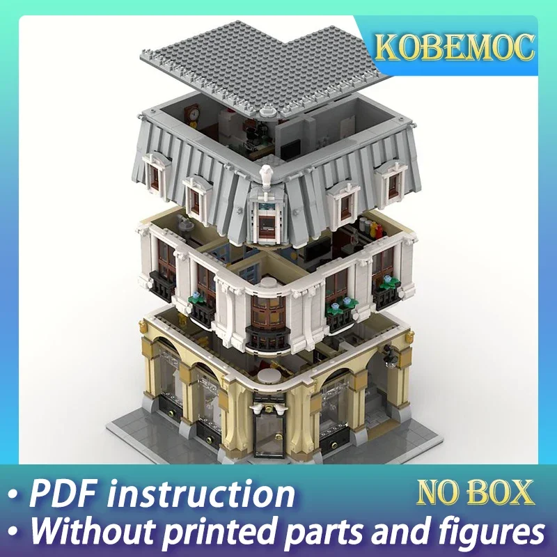 

Moc Building Bricks Street View Model The Bride Boutique Technology Modular Blocks Gifts Toys For Children DIY Sets Assembly