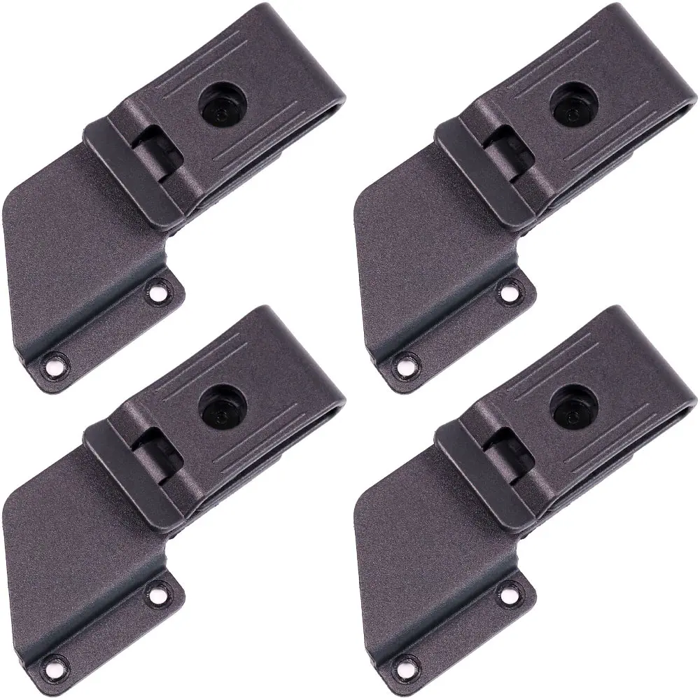 

4PCS Rotating Side Assemble Belt Clip Swivel Plastic Loop With Mounting Hardware For Sheath Kydex Holster Scabbard