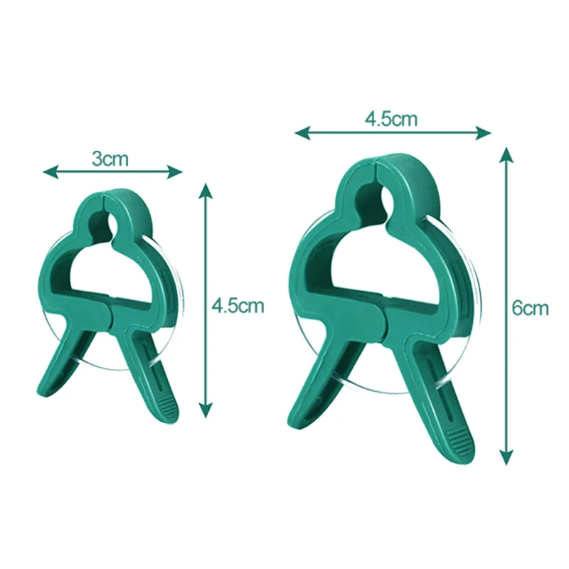 20-60 قطعة نباتات الحديقة مقاطع ثابتة قابل للتعديل نبات الجذعية كليب للخضروات الطماطم تسلق النباتات فرع الكرمة دعم قوس #6