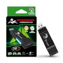Brook Wingman XB2/XB3 Converter  Wireless；xb3 Adapter for Xbox Series X/S Xbox One and PC with Remap & Turbo Features