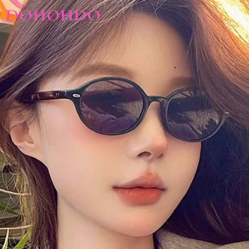 

New Fashion Rice Nail Small Oval Luxury Designer Sunglasses Women Driving Traveling Sunglasses Man UV400 Gafas De Sol Mujer Очки