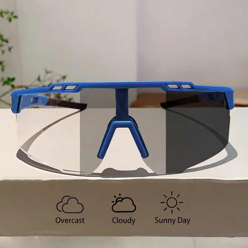 Punk Photochromic Sunglasses Women For Men Luxury Brand Designer Vintage Sun Glasses Ski Cycling Windproof Outdoor Sport Goggle image 4