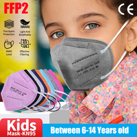 100pcs Child Disposable Mask Kids Dust Masks Kid KN95 Mask Full Face Masks Non-woven Fabric Facemask Virus Mouths Fpp2 Covers