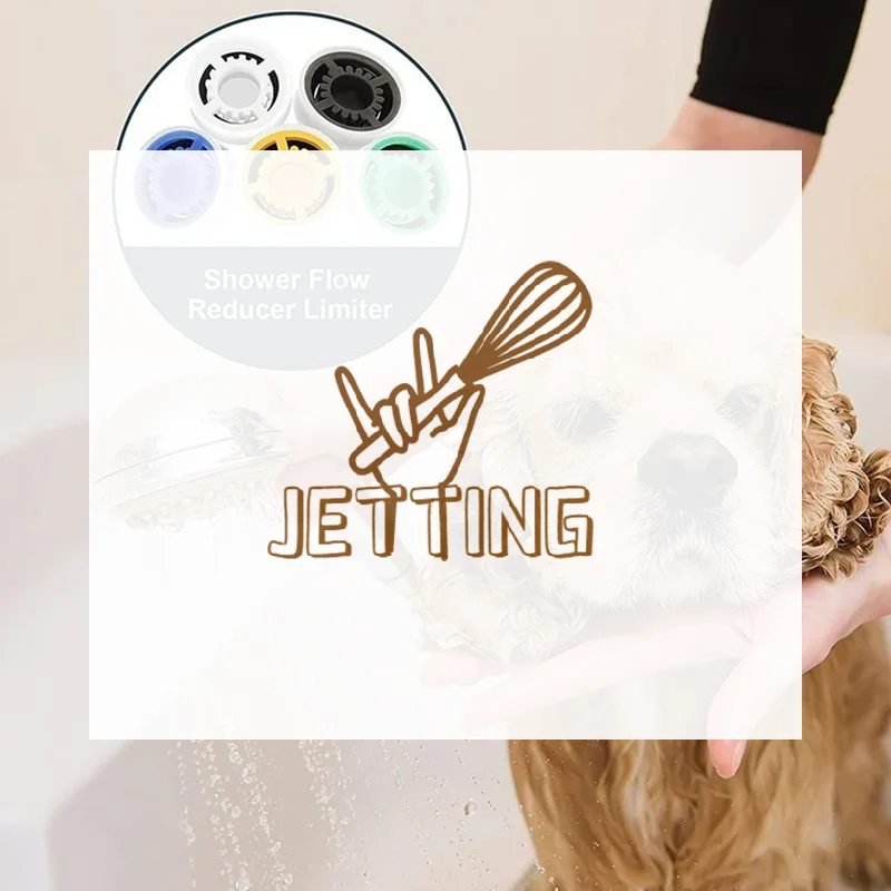 

NEW Shower Flow Reducer Limiter Set Water Saving 4/5/6/7/8/9/10/12L/Min Hose Restrictor HA Series Top Spray Shower Accessories