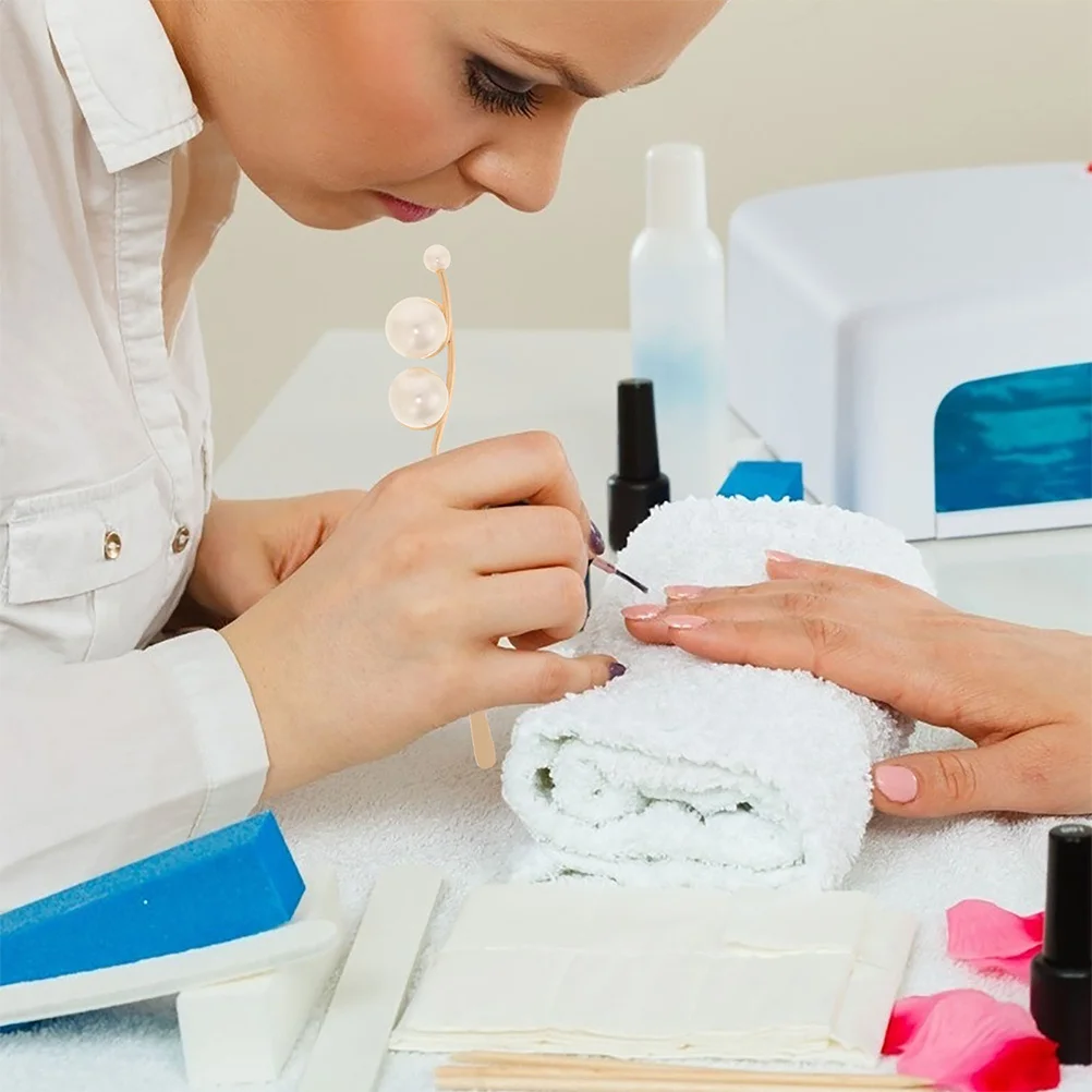 2 個ネイルアート撹拌棒日本ヘッドマニキュアツールアクリル樹脂粉末混合用液体ラインストーンピッカー