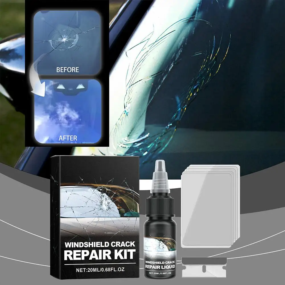 

Комплект для ремонта царапин на лобовое стекло, новый универсальный комплект для трещин на лобовом стекле 2025 года, жидкость для ремонта трещин, ремонт лобового стекла C W2S9