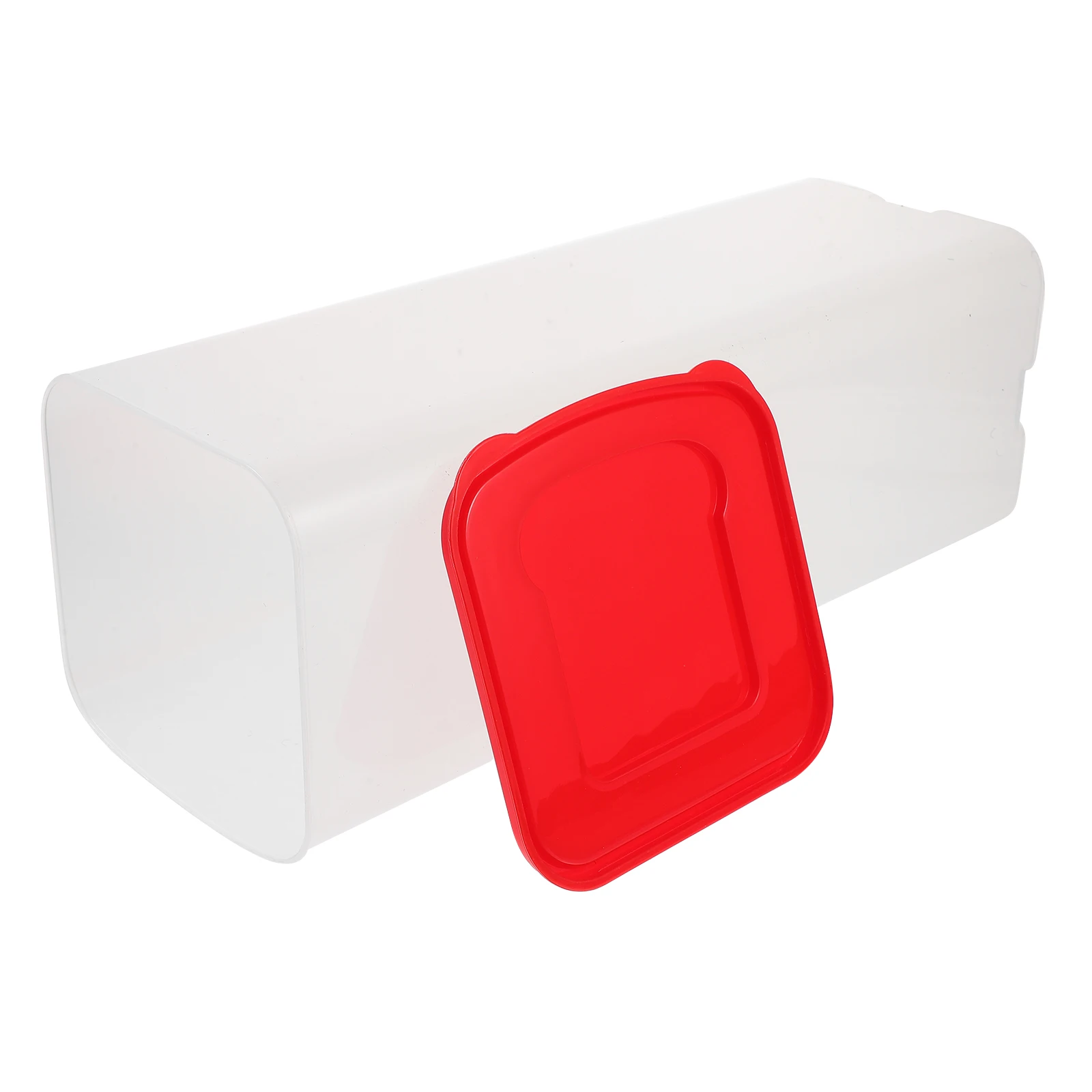 

Bread Box Container Plastic White Kitchen Loaf Keeper Bread Box Storage Container Sliced Dispenser Reusable Compact