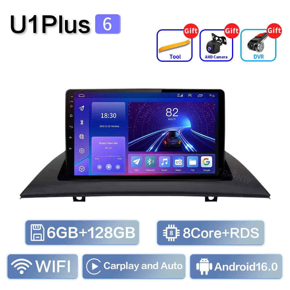 Carplay Voor BMW X3 E83 2004 2005 2006 2007 2008 2009 2010 2011 2012 Autoradio Multimedia Video Player Navi GPS Stereo