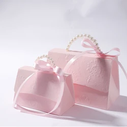Caja de dulces de flores de impresión Letterpress, Mini bolsas de embalaje, caja de papel para juego de regalo, bolsas pequeñas de regalo, favores de boda, decoración de fiesta