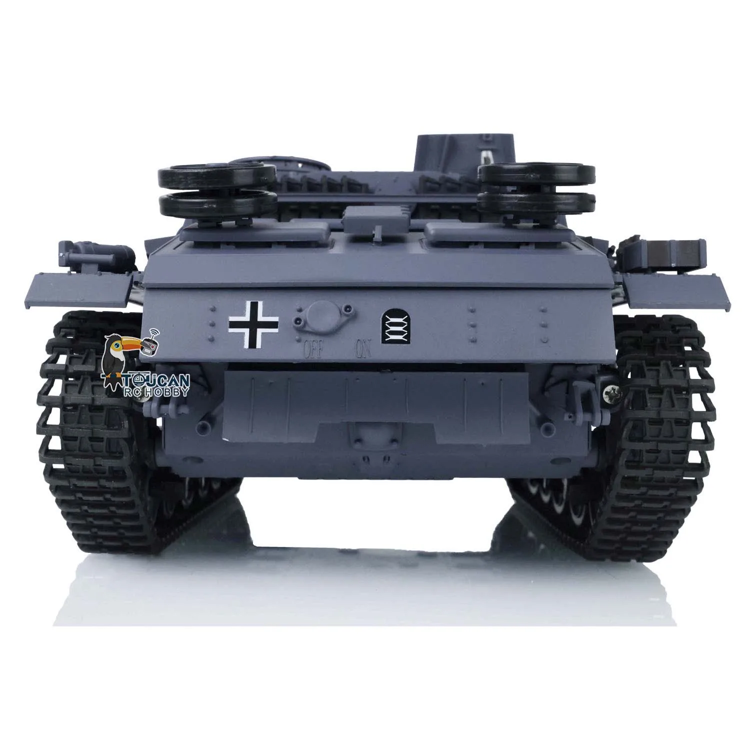 Heng Lungo 1/16 Bilancia 7.0 Plastica tedesca Stug III RTR RC Serbatoio 3868 FPV Cambio in acciaio BB Effetto di tiro Giocattoli TH17420