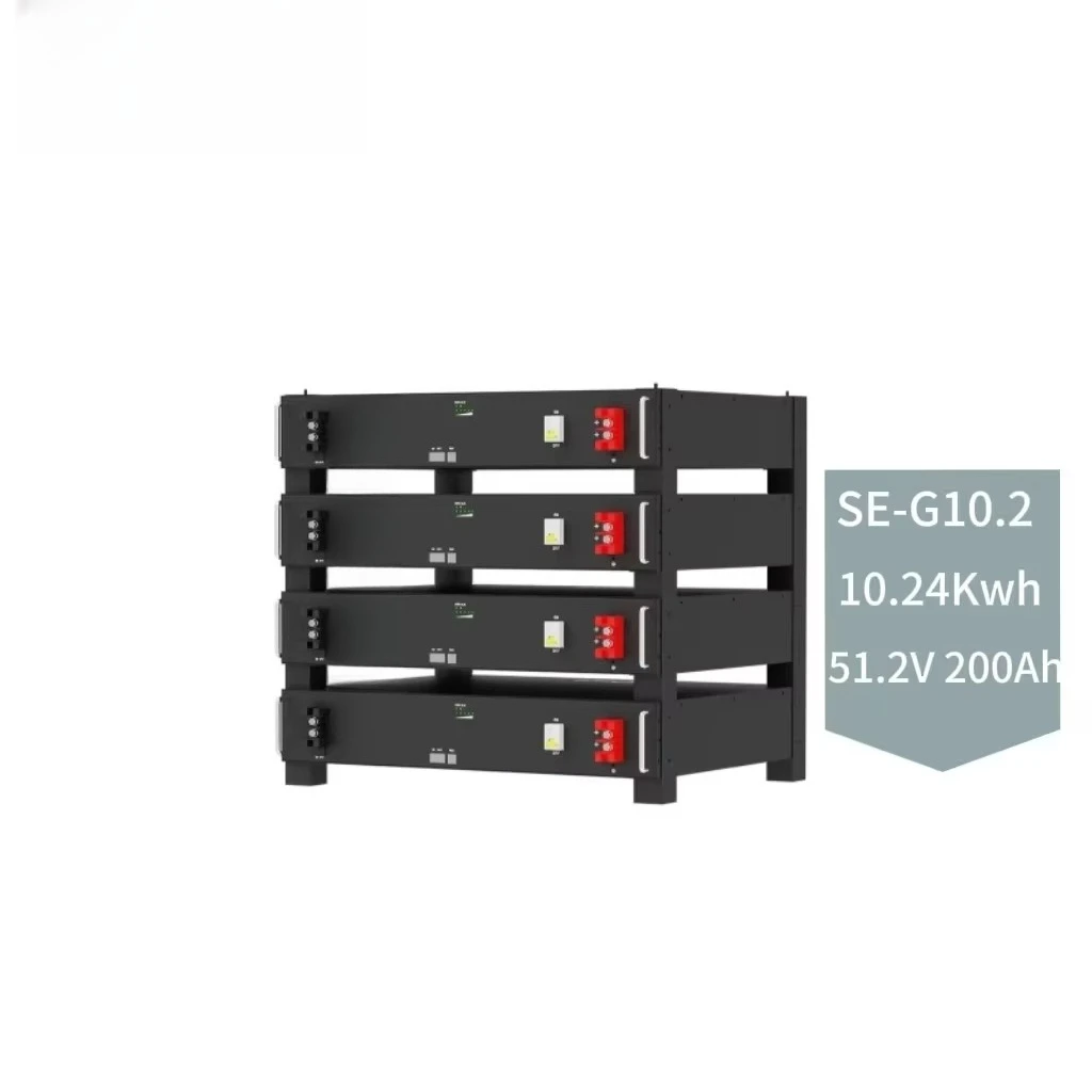 Solar Battery  ESS SE-G10.2 LiFePO4 Battery 51.2V 200Ah 10.24kwh Energy Storage Lithium Battery for Sale