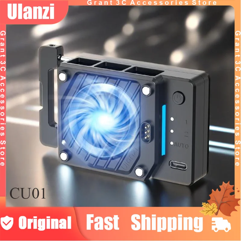Ulanzi CU01 термостатический полупроводниковый вентилятор для камеры, радиатор, индивидуальный комплект для записи 4K, система высокого охлаждения для Sony Canon R50 Nikon