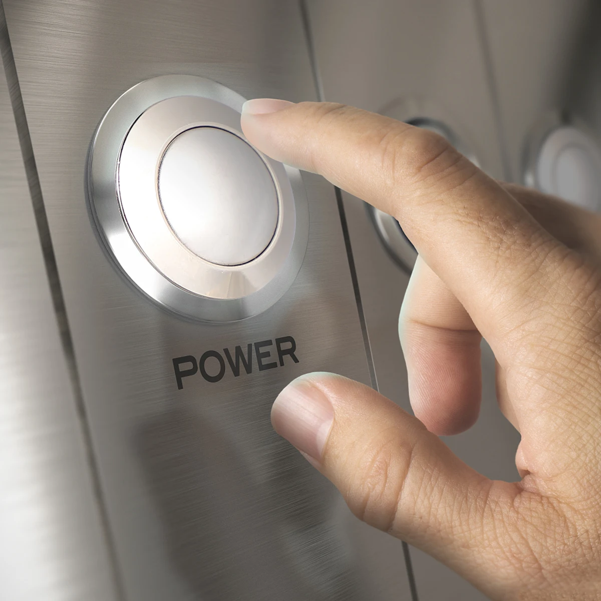 2 szt. Przycisków ze stali nierdzewnej 19 mm, płaski metalowy przełącznik chwilowy do przekaźnika rozrusznika elektromagnetycznego, przycisk klaksonu, obwód zasilania komputera