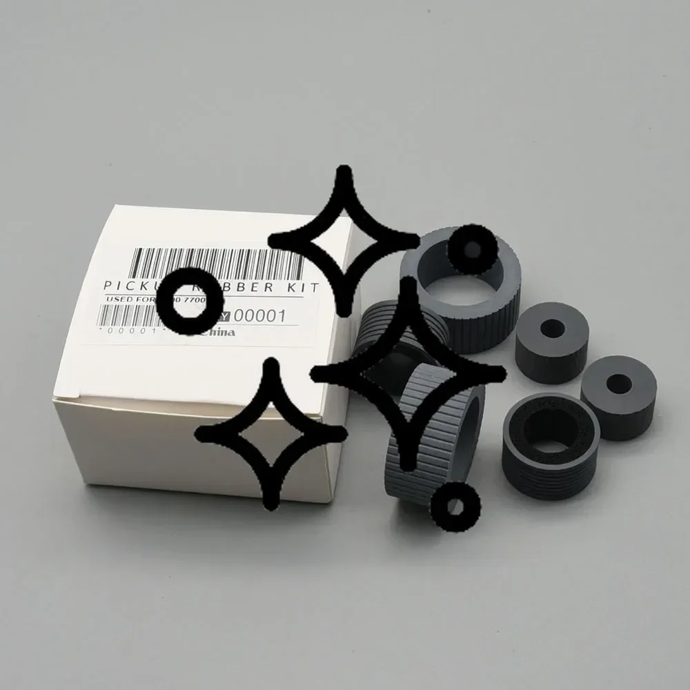 5SETS PA03740-K010 PA03740-K011 Brake Pick Roller Tire for Fujitsu fi-7600 fi-7700 fi-7700S / fi7600 fi7700 fi7700S