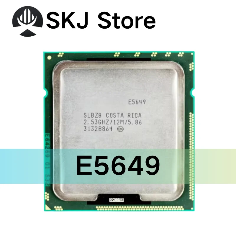 E5649 Xeon 2.53GHz 5.86GT/S 6 Core12MB LGA1366 SLBZ8