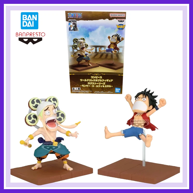 Gloednieuwe Echte en Ongeopende Bandai Banpresto Een Stuk Wcf Story Arc Serie Luffy Enel Anime Actiefiguren Model Verzamelen
