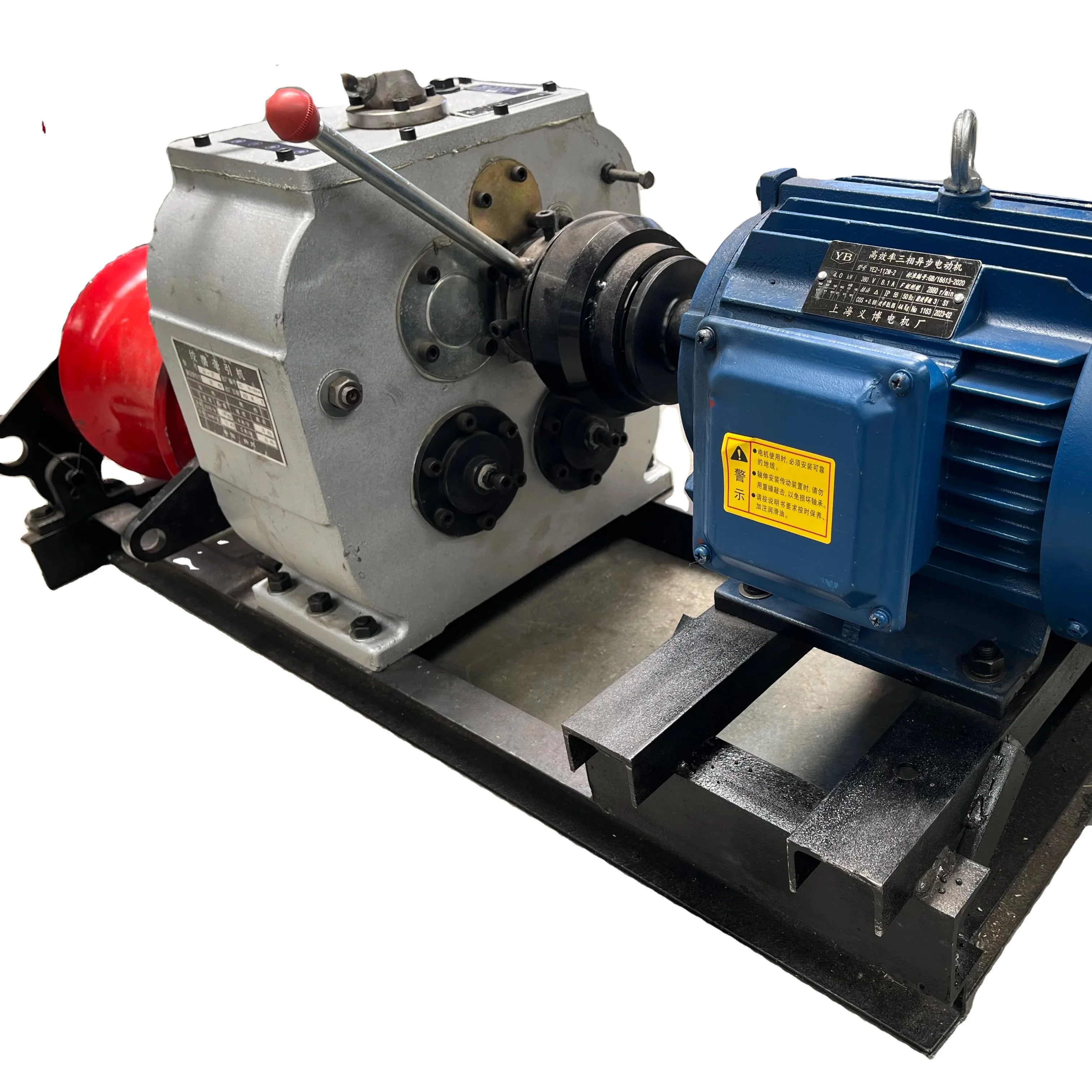 Powered Wire Rope Winch Engine Powered Sling for Cranes and Cable Pulling