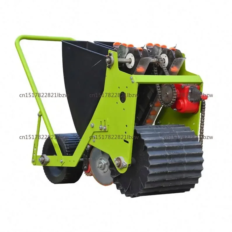 Agricultural Machinery 2 Rows Garlic Seed Drill Seeder Planting Machine Hand Planter for Garlic