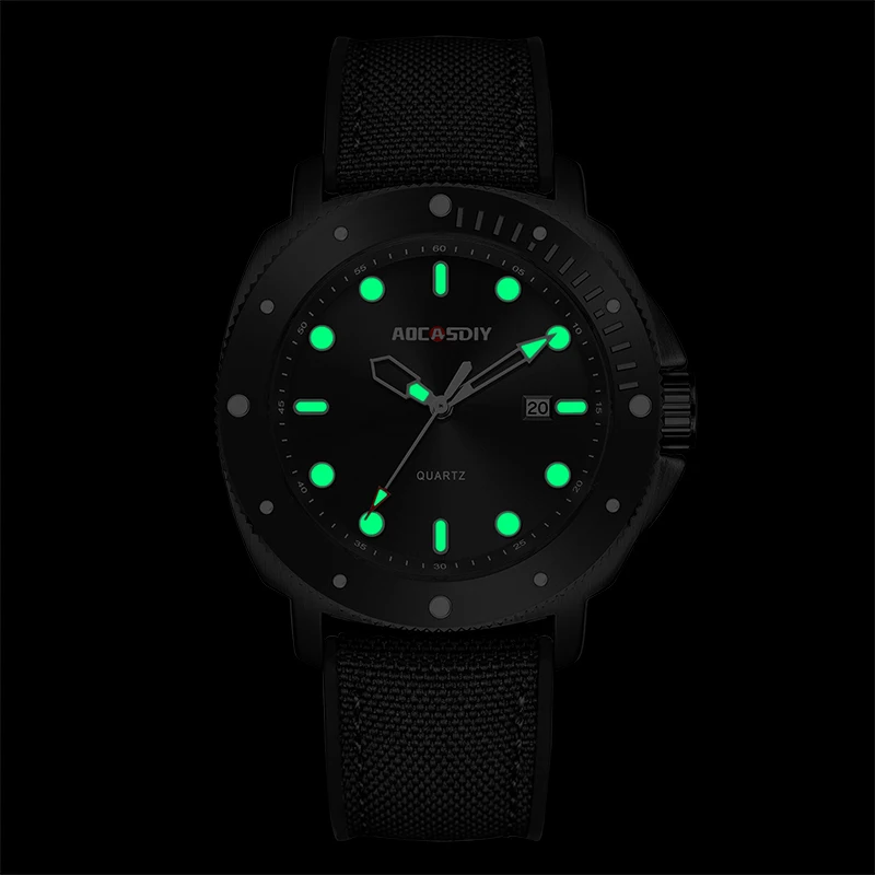 High Quality Men Clock Watch For Men Luxury Waterproof Wrist Watches Chronograph Calendar Luminous Wristwatch reloj hombre