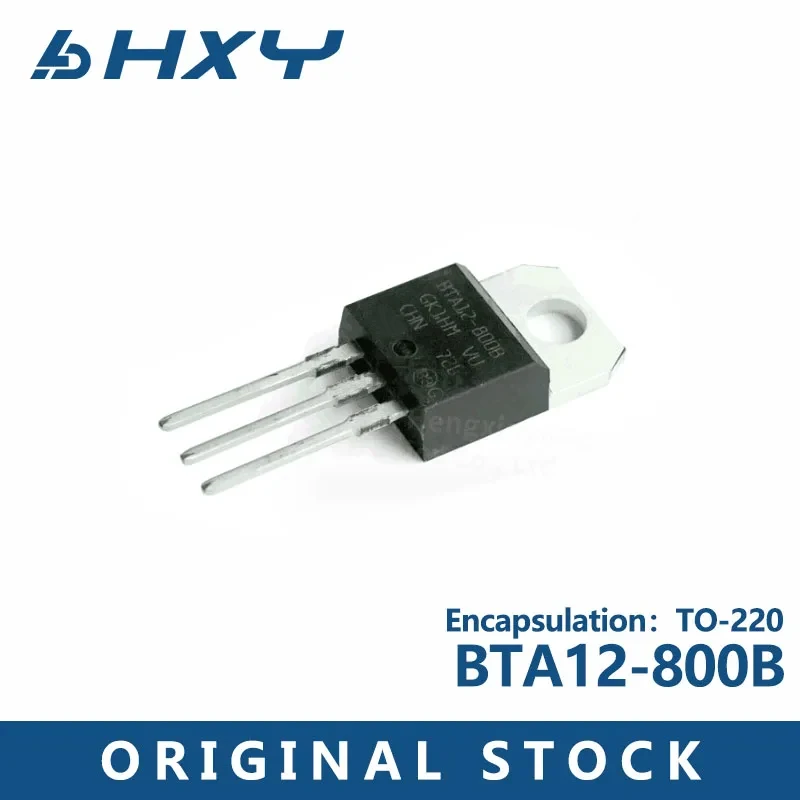 10PCS BTA12-800BRG is directly inserted into the TO-220 12A 800V BTA12-800B
