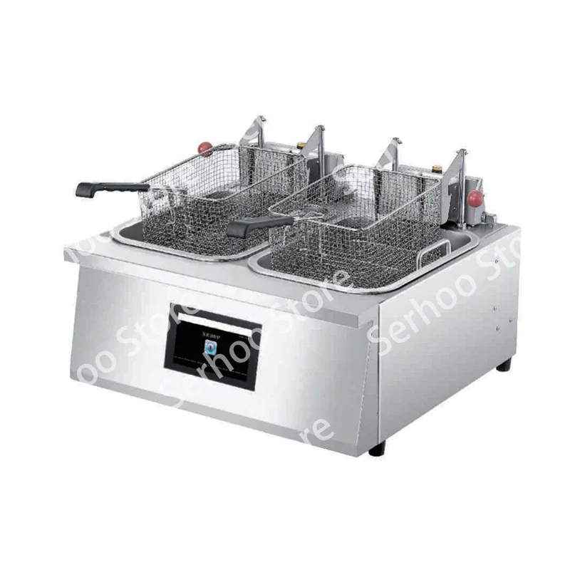 Restaurant Electric Deep Fryer Automatic Basket Lift Fried Chicken Equipment frying equipment