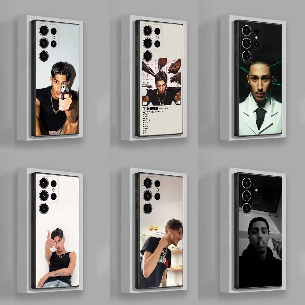 

B-Baby Gang DELINQUENTE Phone Case For Samsung S25,S24,S21,S22,S23,S30,Ultra,S20,Plus,Fe,Lite,5G Black Cover