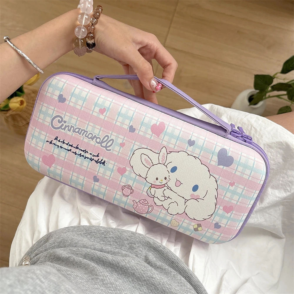 

Сумка для хранения Cinnamoroll Hello Kitty для Nintendo Switch2 2025, дорожный защитный чехол с защитой от царапин, аксессуары для игр NS2