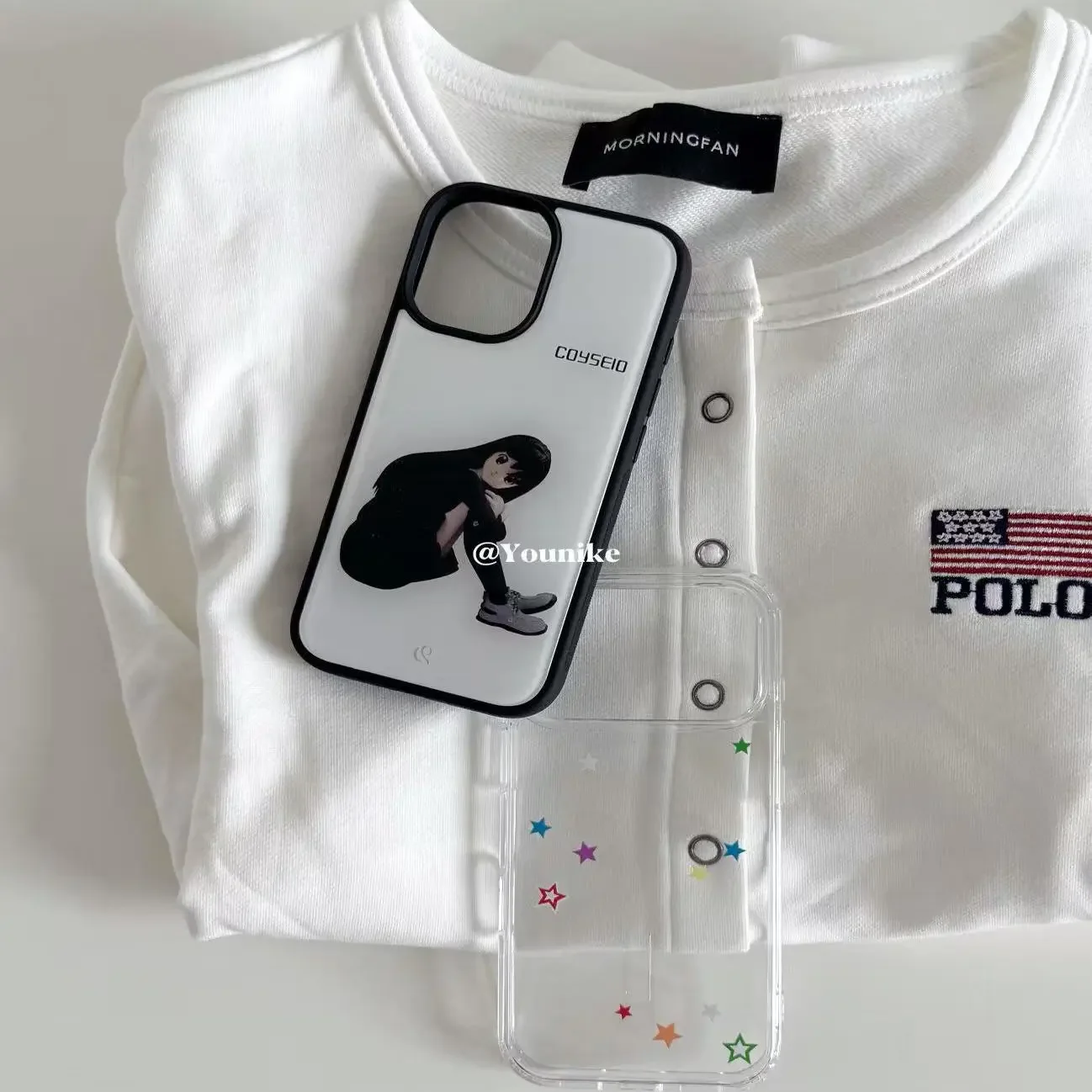 Japanese Anime Student Skirt Y2K Girl Phone Case For iPhone 