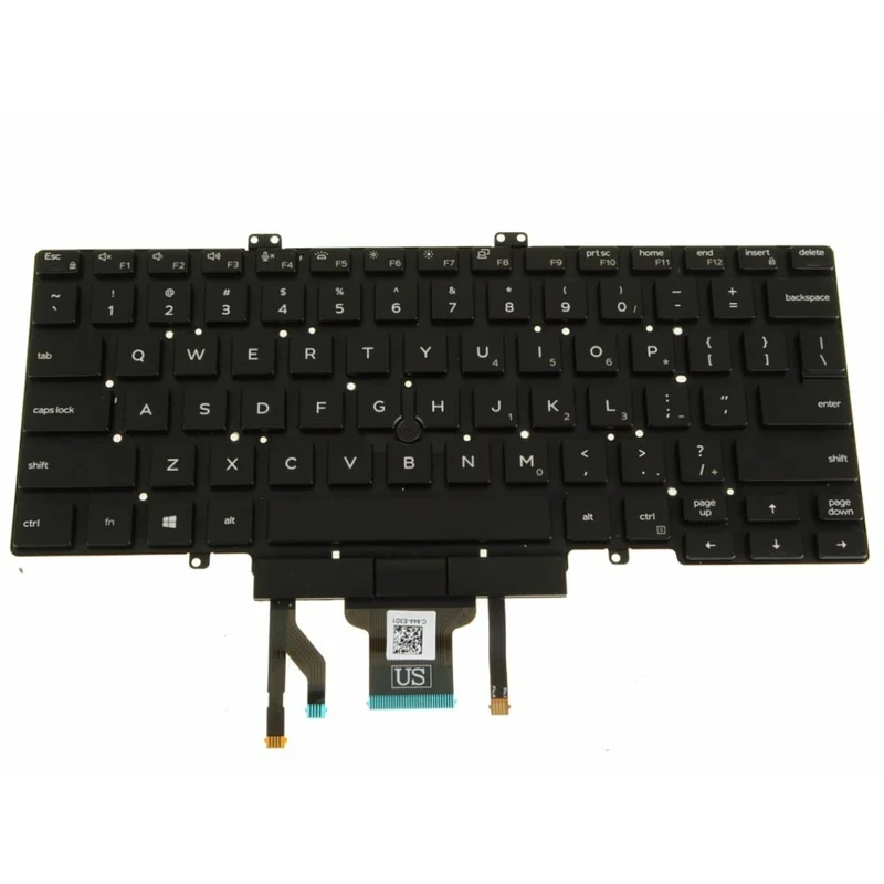 S  03J9FC FOR DELL Latitude 5400 5411 Laptop Backlit Keyboard Dual Point